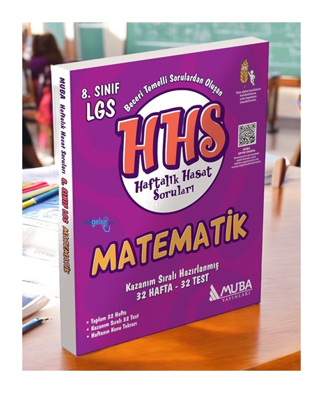 8.sınıf Matematik Haftalık Hasat Soruları Muba Yayınları