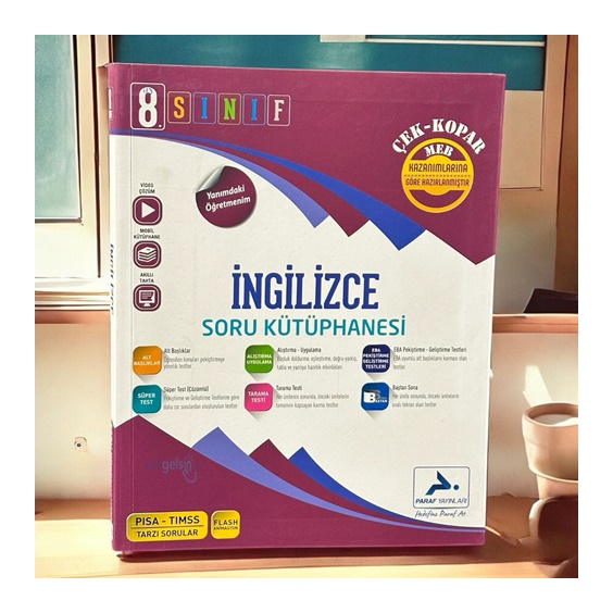 8.sınıf İngilizce Soru Kütüphanesi Paraf Yayınları