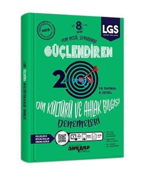 8.sınıf Lgs Din Kültürü Ve Ahlak Biligisi Güçlendiren 20 Deneme Ankara Yayınları