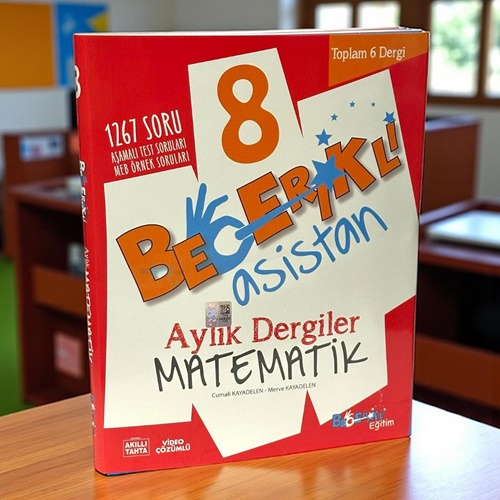 8.sınıf Matematik Fenomen Becerikli Asistan Aylık Dergiler Seti