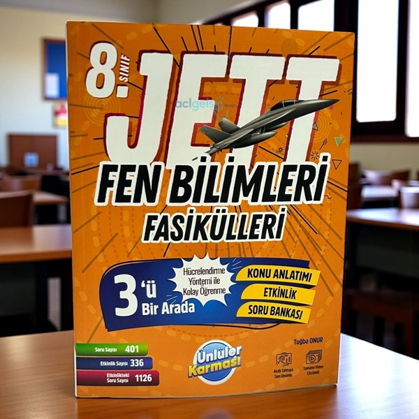 8. Sınıf Lgs Fen Bilimleri Jett Soru Fasikülleri Ünlüler Karması Yayınları