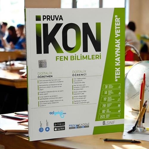 8. Sınıf Fen Bilgisi Defter Pruva Yayınları