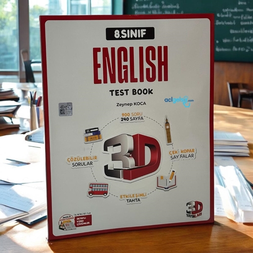 8. Sınıf İngilizce Soru Bankası 3d Yayınları