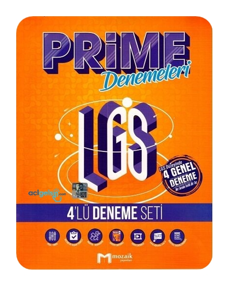 8.sınıf Mozaik Prime Denemeleri 4 Lü - 2022