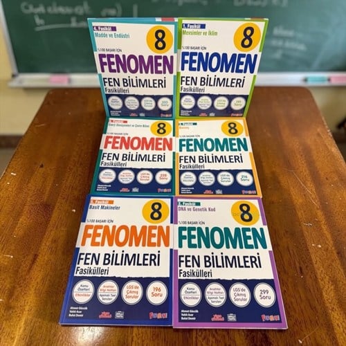 8.sınıf Fen Bilimleri 6 Kitap Fasikül Fenomen Yayınları