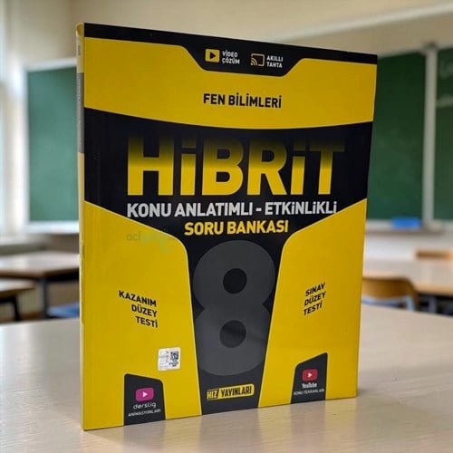 8. Sınıf Hibrit Fen Bilimleri Soru Bankası Hız Yayınları