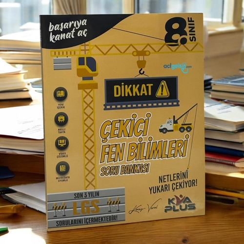 8.sınıf Fen Bilimleri Dikkat Çekici Soru Bankası Koray Varol Yayınları
