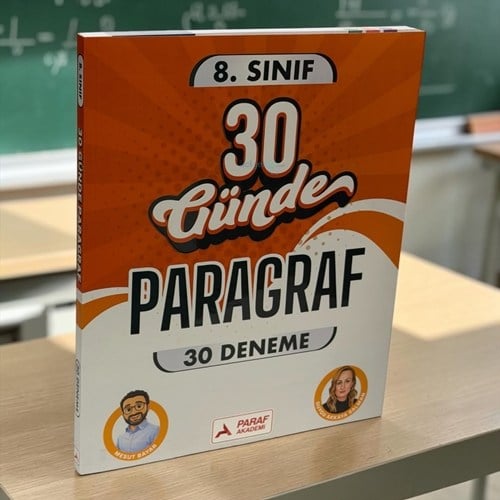 8. Sınıf 30 Günde Paragraf 30 Deneme Paraf Yayınları