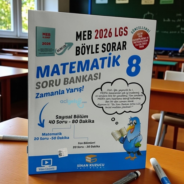 8.sınıf Matematik Soru Bankası Sinan Kuzucu Yayınları