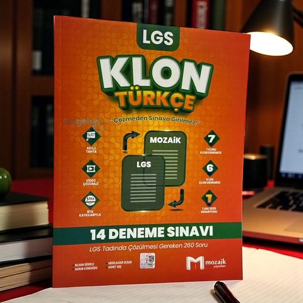 8. Sınıf Lgs Türkçe Klon 14 Deneme Mozaik Yayınları