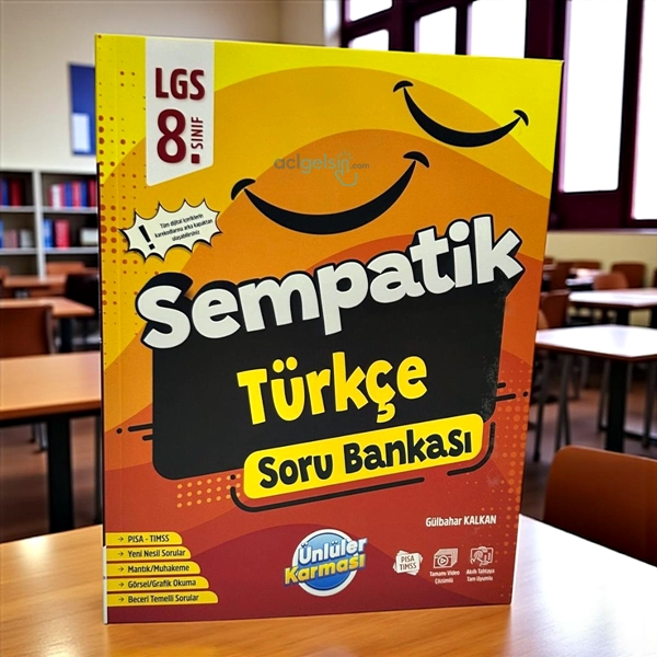 8. Sınıf Türkçe Sempatik Soru Bankası Ankara Yayınları