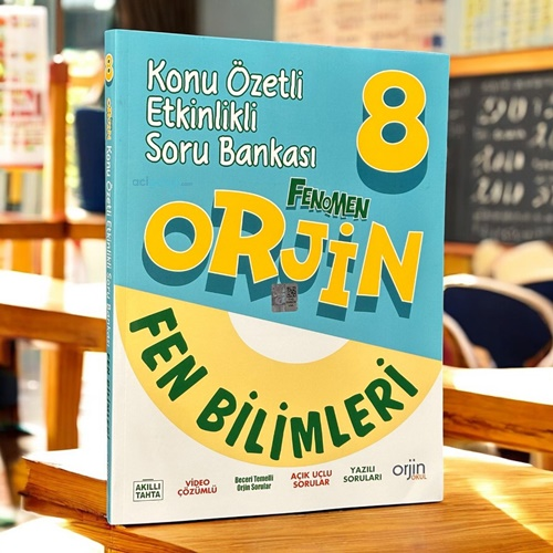 8.sınıf Fen Bilimleri Konu Özetli Soru Bankası Fenomen Orjin Yayınları