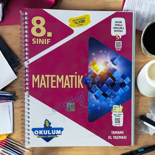 8.sınıf Matematik Okulum Akıllı Defter Murat Yayınları
