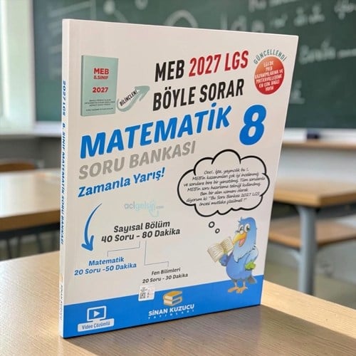 8.sınıf Matematik Soru Bankası Sinan Kuzucu Yayınları