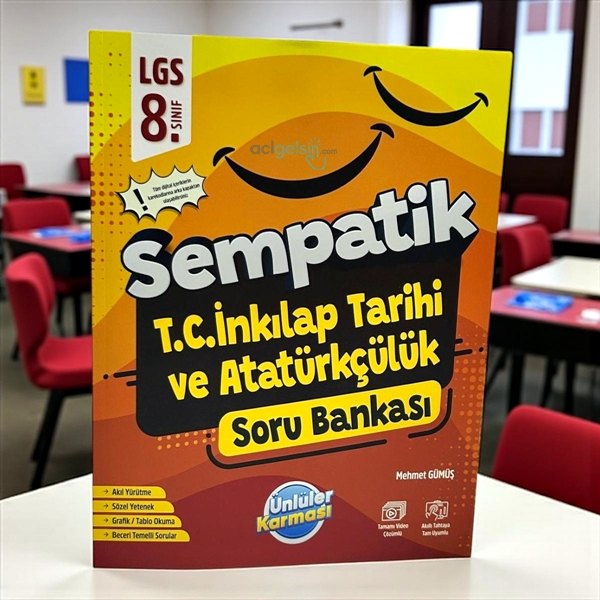 8. Sınıf Tc İnkılap Tarihi Ve Atatürkçülük Sempatik Soru Bankası Ünlüler Karması Yayınları