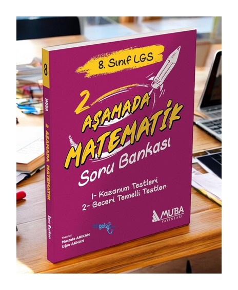 8.sınıf 2 Aşamada Matematik Soru Bankası Muba Yayınları