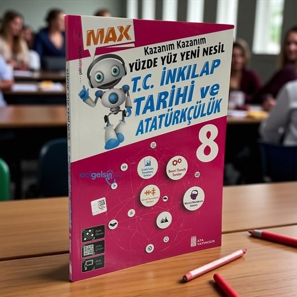 8.sınıf Max İnkılap Tarihi Ve Atatürkçülük Soru Bankası Ata Yayınları