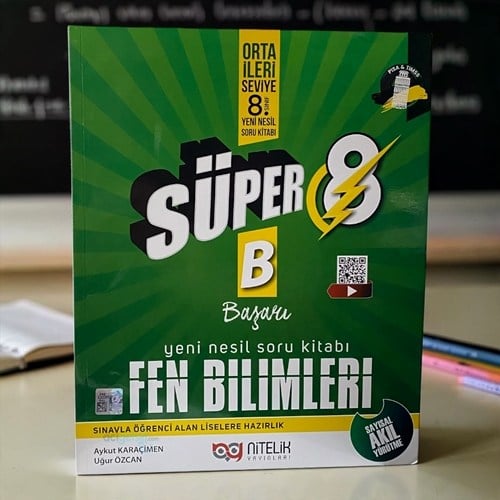 8. Sınıf Yeni Nesil Fen Bilimleri Soru Bankası Nitelik Yayınları