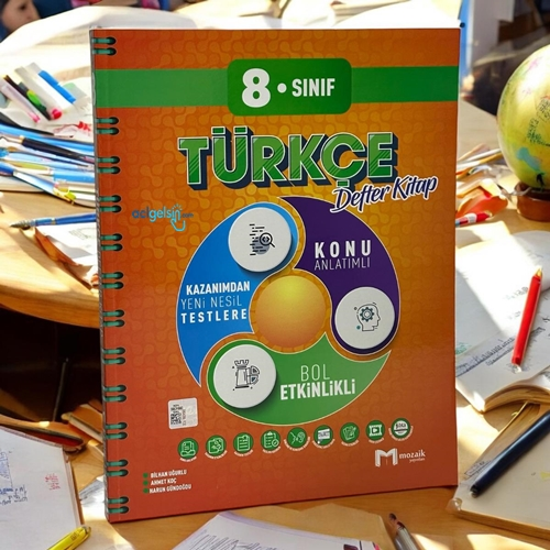 8.sınıf Türkçe İntro Defter Kitap Mozaik Yayınları