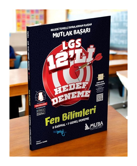 8.sınıf Fen Bilimleri 12 Li Hedef Deneme Muba Yayınları