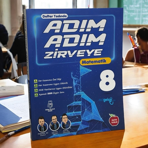 8.sınıf Adım Adım Zirveye Matematik Soru Bankası Newton Yayınları