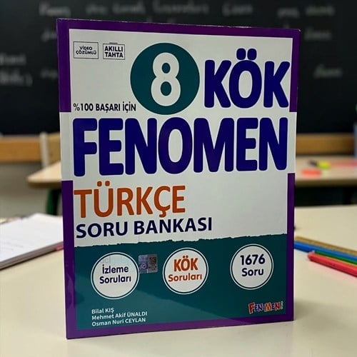8 Kök Türkçe Soru Bankası Fenomen Yayınları