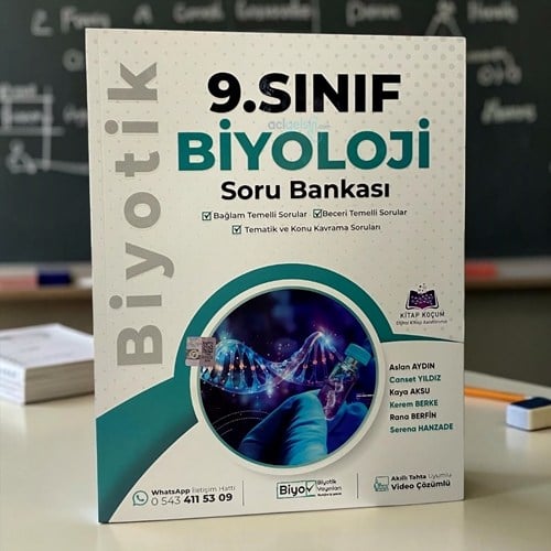 9.sınıf Biyoloji Soru Bankası Biyotik Yayınları