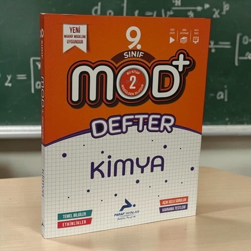 9.sınıf Mod Kimya Defter Paraf Yayınları