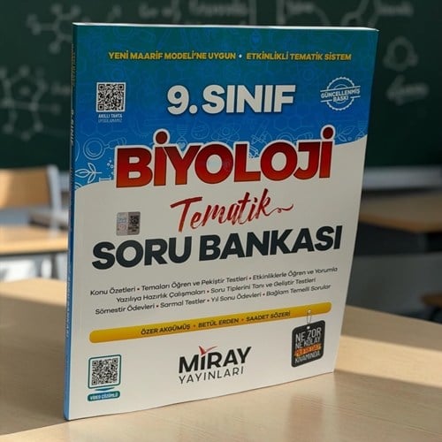 9. Sınıf Biyoloji Tematik Konu Özetli Soru Bankası Miray Yayınları