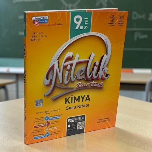 9. Sınıf Kimya Beceri Temelli Soru Kitabı Nitelik Yayınları