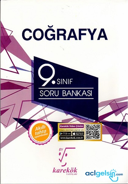 9. Sınıf Coğrafya Soru Bankası Karekök Yayınları