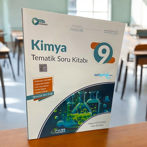 9. Sınıf Kimya Tematik Soru Kitabı Palme Yayınları