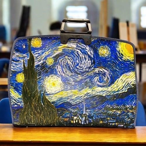 Abka Kübografik Temalı Art Proje Resim Çantası 38x55 Cm