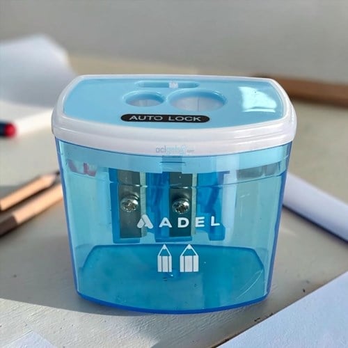 Adel Auto Lock Çift Biçaklı Kalemtraş Pastel Renkler