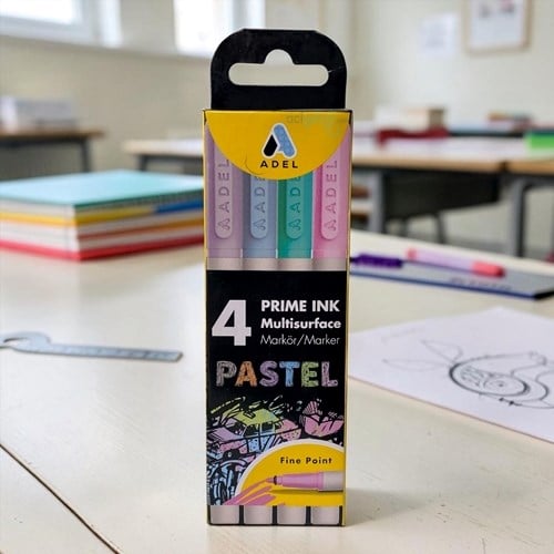 Adel Prime Ink Multisurface 4'lü Pastel Renkler