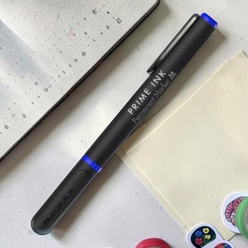 Adel Prime Ink Permanent Markör Kalem Mavi