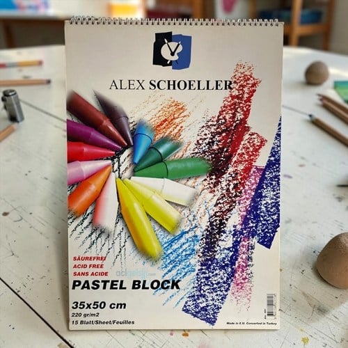 Alex Art Pastel Fon Blok 35x50 220 Gr