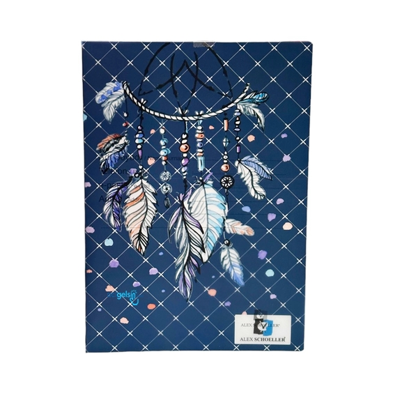Alex Schoeller Desenli Defter A4 80 Yaprak Çizgisiz