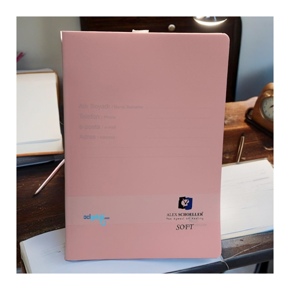 Alex Schoeller Soft Defter A4 100 Yaprak Çizgili