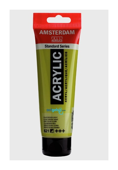 Amsterdam Akrilik Boya 120 Ml Olive Green Light 621