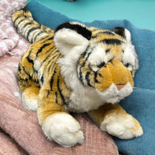 Animals World Floppy Kahverengi Peluş Kaplan
