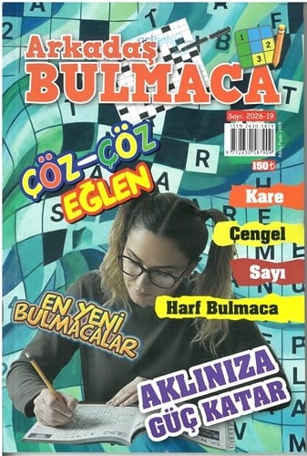 Arkadaş Bulmaca Çöz Çöz Eğlen 2026/19