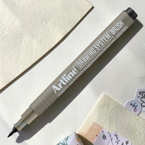 Artline Drawing System Brush Çizim Kalemi Fırça Uç Siyah