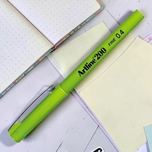 Artline Fine Yazı Kalemi 0.4mm Keçe Uçlu Fıstık Yeşili