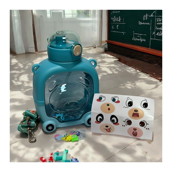 Ayıcık Model Pipetli 1000 Ml Matara