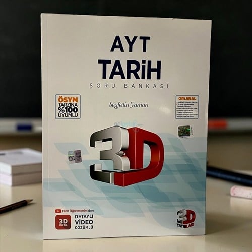 Ayt 3d Tarih Tamamı Video Çözümlü Soru Bankası 3d Yayınları