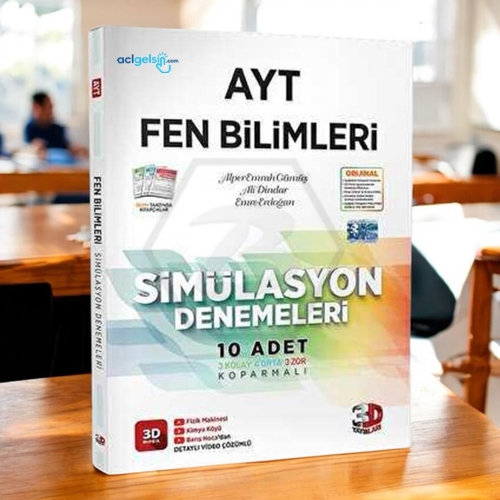 Ayt Fen Bilimleri Simülasyon Denemeleri Detaylı Video Çözümlü 3d Yayınları