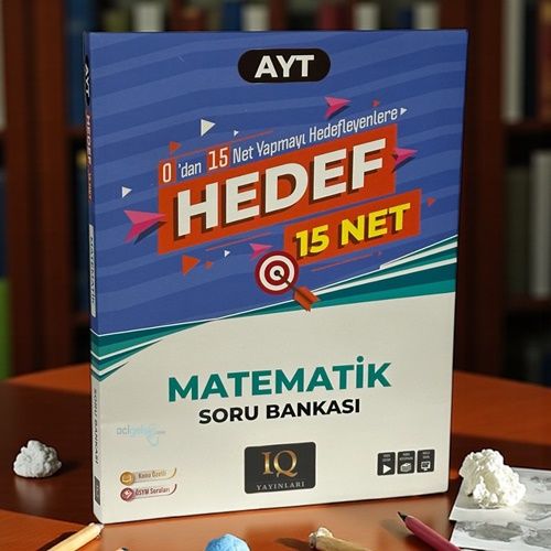 Ayt Hedef 15 Net Matematik Soru Bankası Iq Yayınları