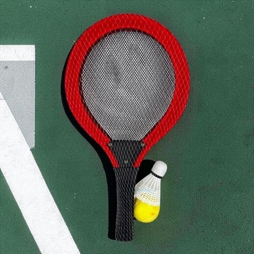 Badminton Seti İki Raket Ve Top