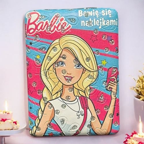 Barbie Dikdörtgen Taşlı Cep Ayna